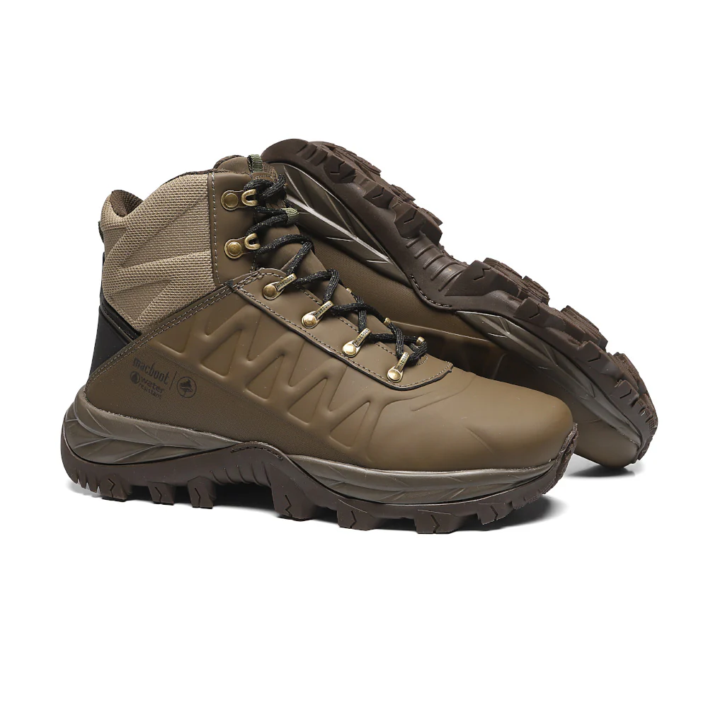Bota Cano Alto Adventure Macboot Aruna 02 Marrom Emborrachado - Image 5