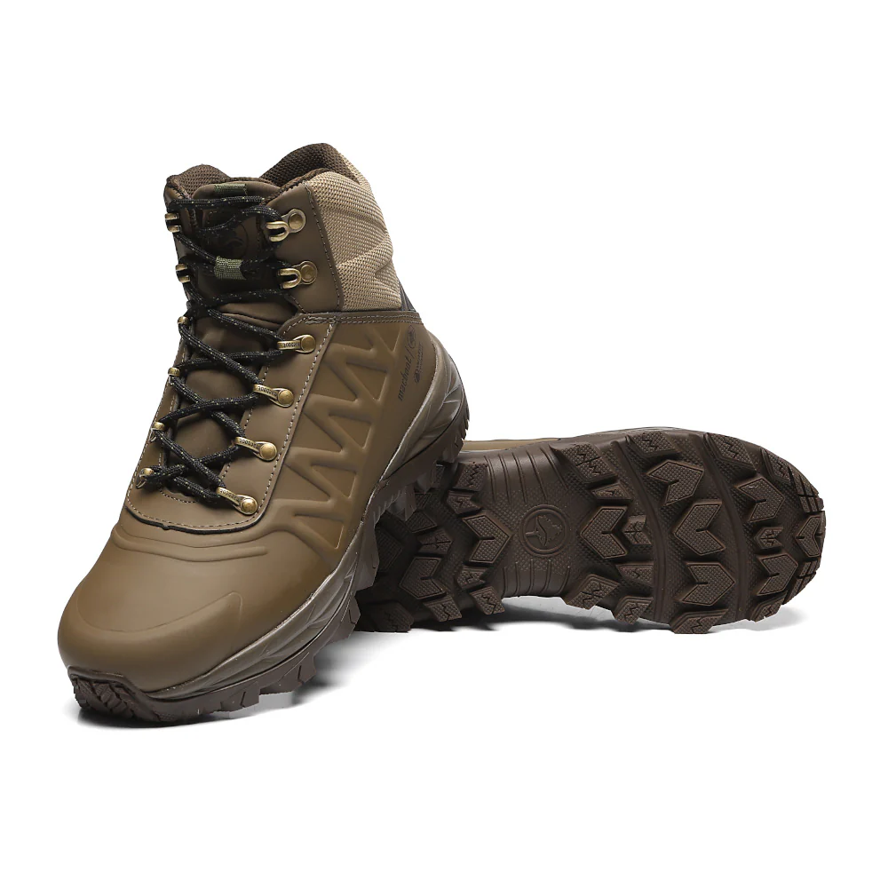 Bota Cano Alto Adventure Macboot Aruna 02 Marrom Emborrachado - Image 6