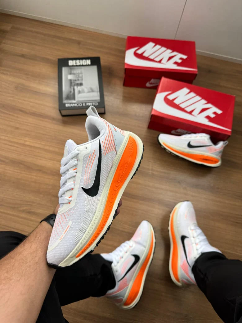 NIKE VOMERO BRANCO LARANJA - Image 4