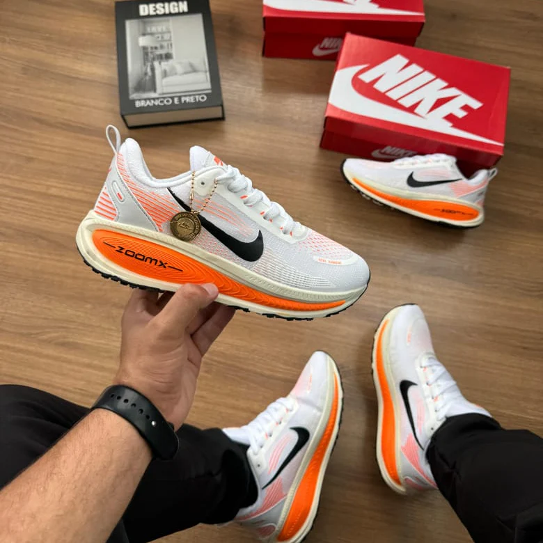 NIKE VOMERO BRANCO LARANJA - Image 2