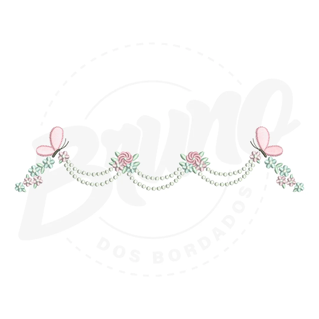 MP19M021 – Barrinha Flor e Borboleta - Image 2