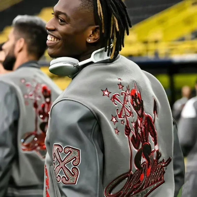Jaqueta Off-White Varsity AC Milan- STREAKER - Image 7