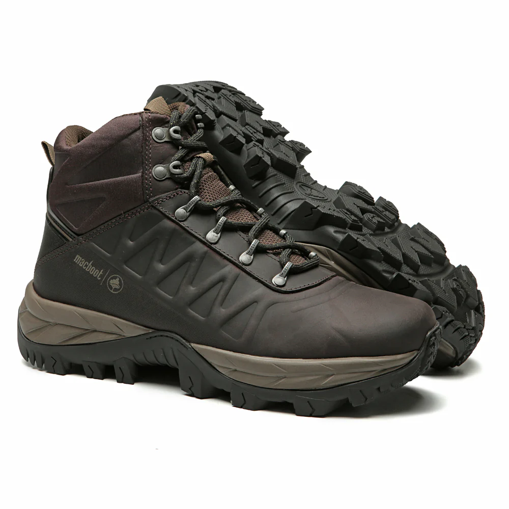 Bota Adventure Cano Alto Macboot Aruna 02 Café - Image 4